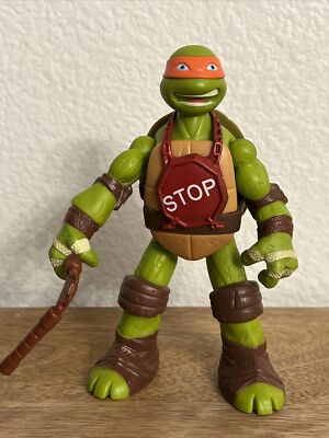 TMNT SPACE HOPPIN MICHAELANGELO 6  ACTION FIGURE TOY(PRE-OWNED)