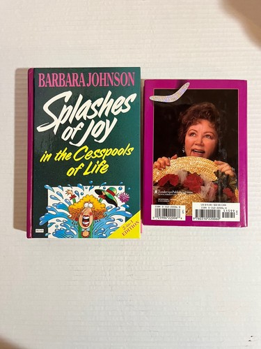 Lot 2 Barbara Johnson Books 2-in-1 Ed. Splashes Joy Stick A Geranium Boomerang - Picture 2 of 4