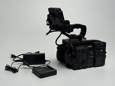 Canon EOS C300 Mark III EF   w/ Extension Unit, Custom Top Plate, Battery Charge