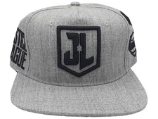 DC Comics Bioworld Gray Justice League Retro Snapback Hat