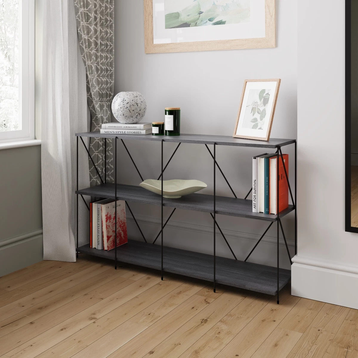 Console shelving unit outlet