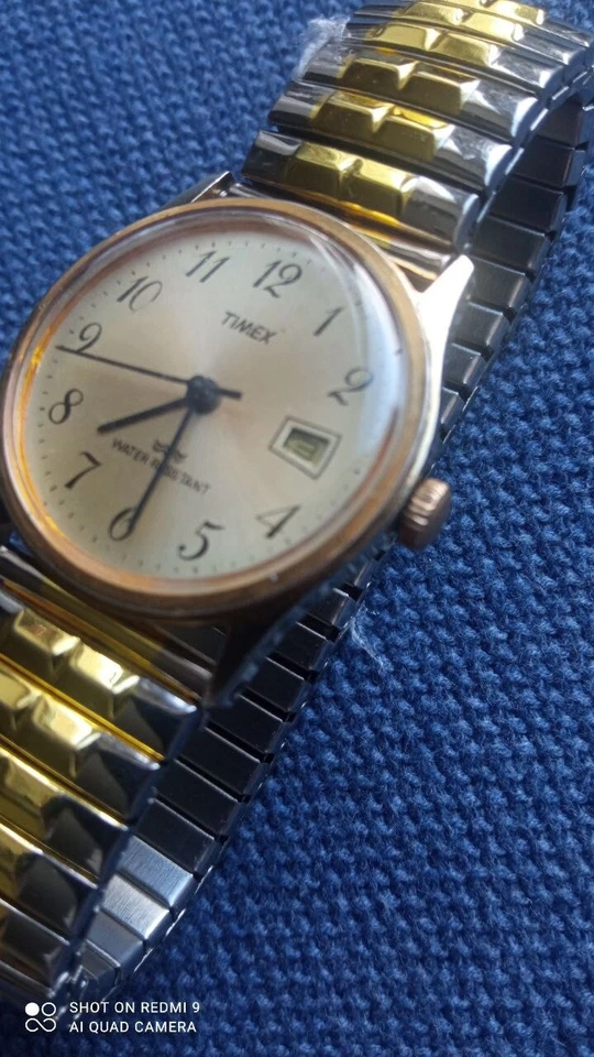 Vintage Watch TIMEX Mechanical 1970's Wrist watch Gold tone - image 3 of 4