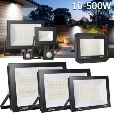 LED Fluter 10W 20W 30W 50W 100W 200W 300W 500Watt Außen Strahler Scheinwerfer DE