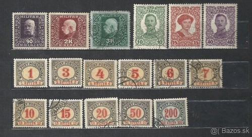 Stamps, collection, Austria, Austria-Hungary, military post - Picture 6 of 6
