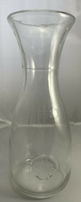 Bormioli Rocco Glass Wine Carafe 1 Liter Wide Mouth Jug w/ Fill Mark