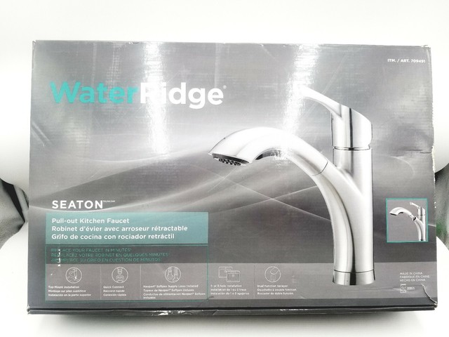 Water Ridge Patrician Series Kitchen Faucet Brushed Nickel For