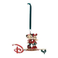 Chiave natalizia 2022 Topolino Minni Disney Store Decorazione appendere maclama