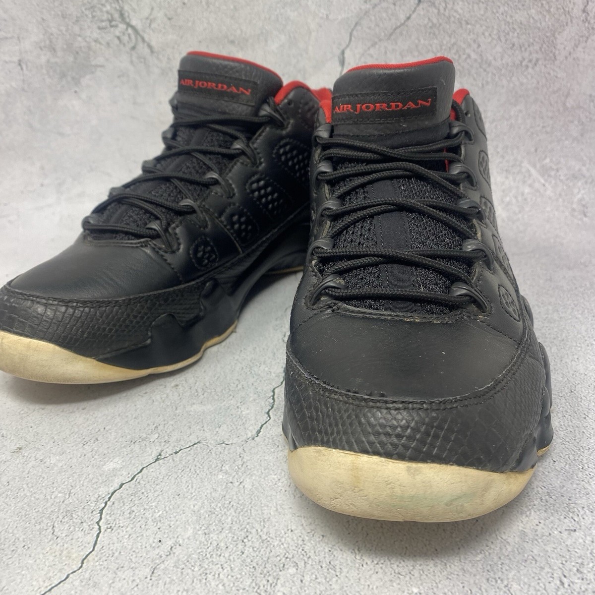 Air Jordan 9 Retro Low Snakeskin Red Black Leather 832822  display picture 1