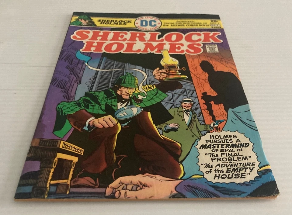 SHERLOCK HOLMES Vol. 1, No. 1 (1976) por Sir A. Conan Doyle DC COMICS Foto 2 de 4