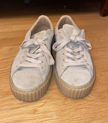 puma creepers tan