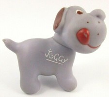 Figurine Famille Glady Chien Joggy Violet Delavennat 1987 Vintage