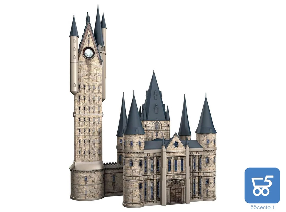 3D Puzzle Ravensburger Castello Torre Astronomia di Hogwarts Harry Potter 615 pz - Immagine 2 di 4
