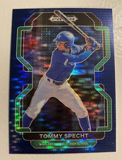 2022 Panini Prizm Draft Picks FOTL Blue Pulsar Prizm TOMMY SPECHT Rangers 9/9