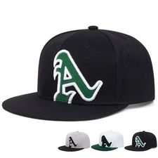 Fashion Baseball Cap Embroidered Letter A Snapback Hat Adjustable Caps