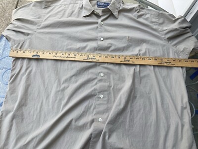 トップス Polo by Ralph Lauren MARLOWE XL SILK Marlowe Polo Ralph Lauren Shirt Mens XL Brown Silk Cotton