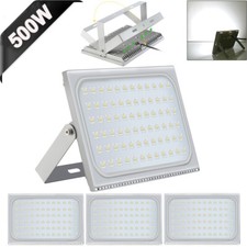 4X 500 Watt LED Flood Light Outdoor Spotlight Garden Yard 6000K Cool White