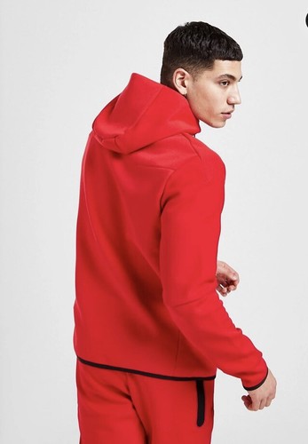 Nike Tech Tracksuit SET Fleece Taped CU4489 657 RED TN 95 New Mens Sizes XL, XXL - Picture 10 of 12