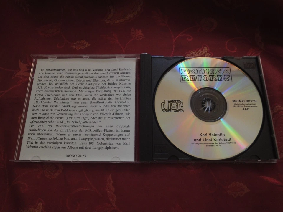 KARL VALENTIN UND LIESL KARLSTADT CD - Bild 2 von 4