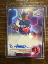 2023 Bowman's Best Hendry Chivilli REFRACTOR Prospect Auto SP Minnesota Twins 