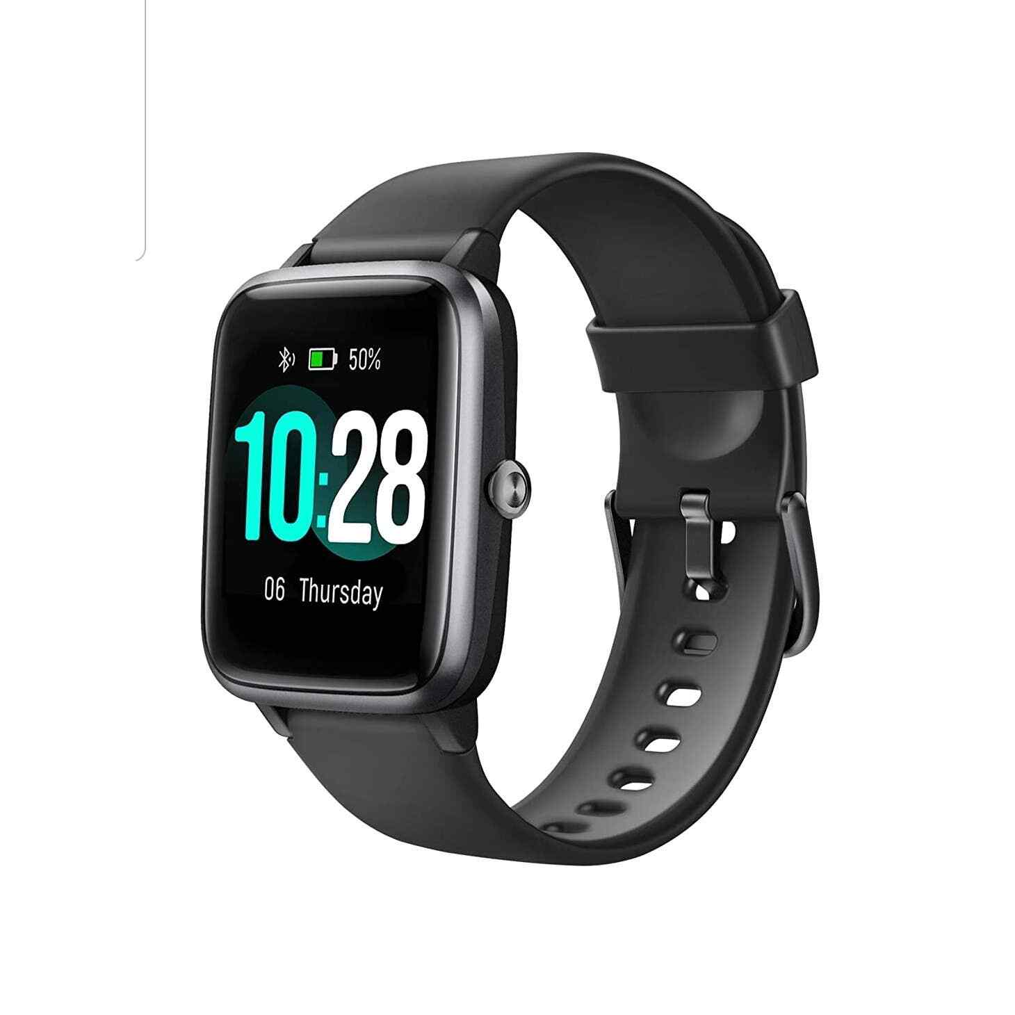 letsfit smart watch fitness tracker with heart rate monitor id205l