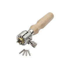 Aluminum Mini Universal Work Holder Peg Clamp Ring Vise Hand Held-Engraving Tool