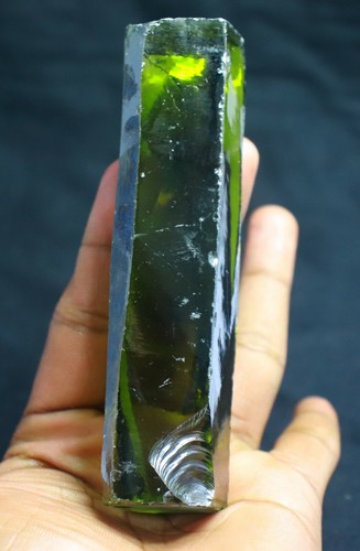 DYED Certified Natural 2060.00 Ct Jewelry Making Green Zircon Gemstone Rough - Picture 3 of 4