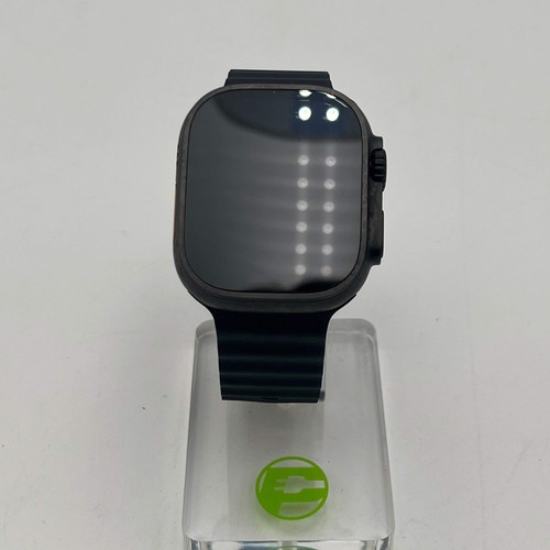 Unlocked Apple Watch Ultra 2 49MM Black Titanium Black Ocean Band MX4P3LW/A - Photo 3 sur 8