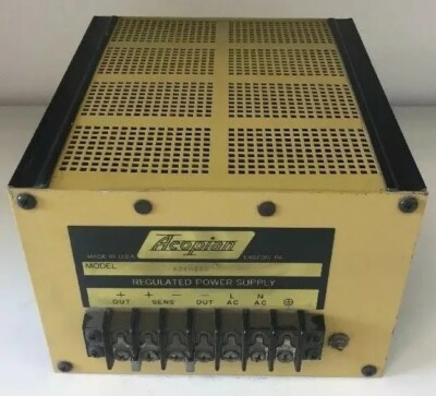 #ad Preowned Acopian Regulated Power Supply A24H850 *Fast Shipping* Warranty $28.00