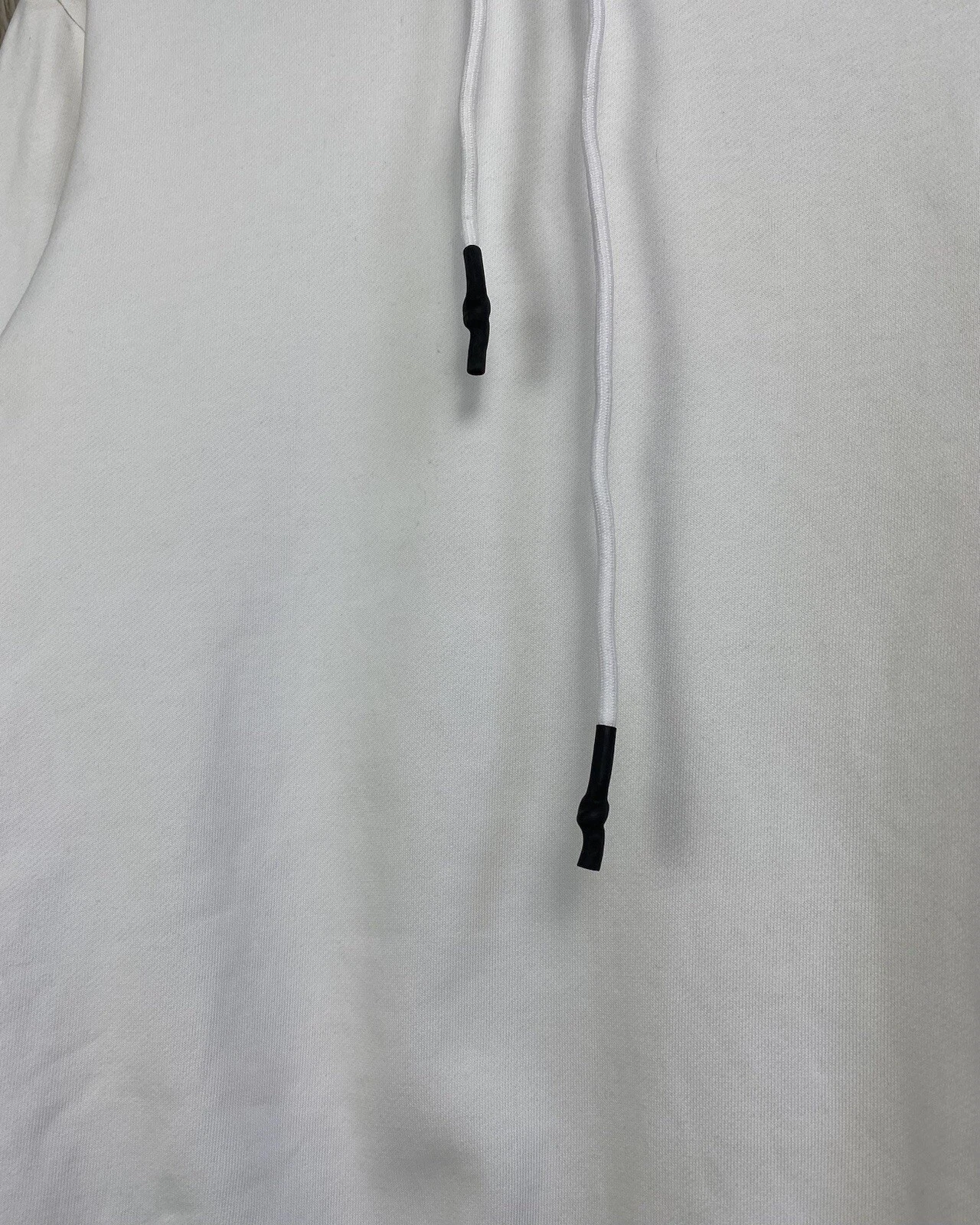 Felpa con cappuccio grande logo Alexander McQueen Mcq bianca sbiadita taglia S