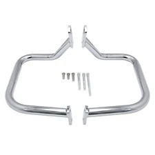 Rear Saddlebag Guard Crash Bar Chrome 1.25" For Softail Heritage Springer FLSTS