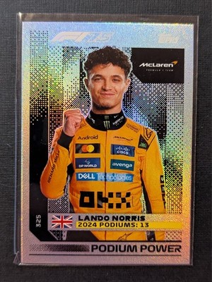 Topps Turbo Attax 2025 Podium Power Nr. 325 Lando Norris 