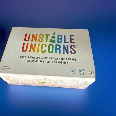 TeeTurtle TEE3678UUBSG1 Unstable Unicorns Card Game Unopened Cards No Rule Book