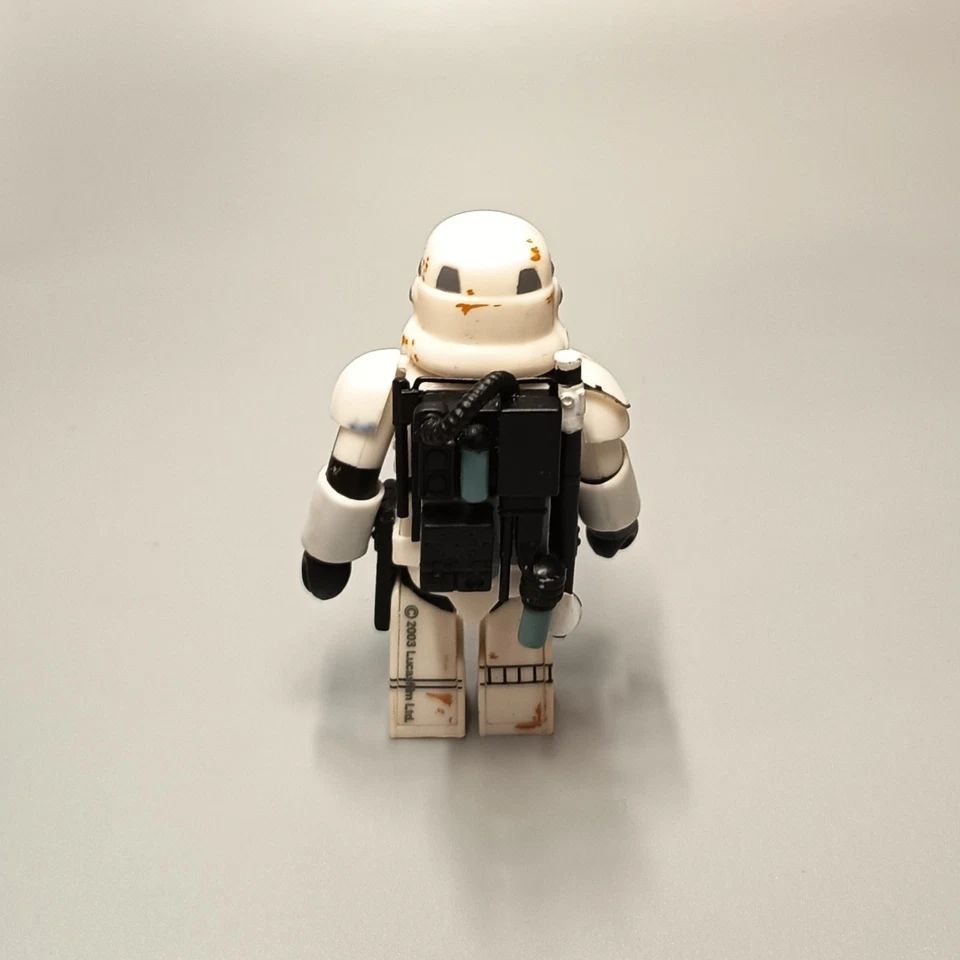 Star Wars Kubrick SANDTROOPER w BACKPACK 2.5" Mini Figure Medicom Toy 2003 - Image 3 of 4