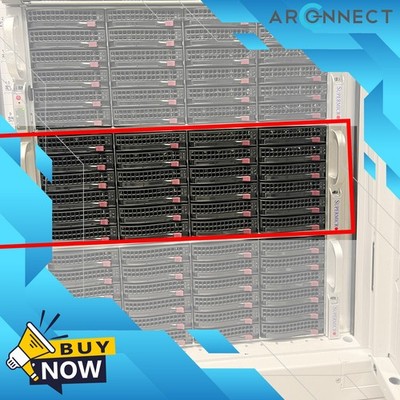 Supermicro 44 Bay 4U JBOD Storage Chassis 12Gbps Expander CSE-847E1C-R1K23JBOD