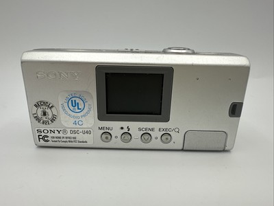 Sony Cyber-Shot U DSC-U40 Silver 2.0 MP Handheld Digital Camera