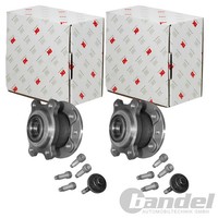 2X Nk RADLAGER-SATZ Hinten Passend FÜR Volvo S60 S80 V60 V70 XC70 Links+Rechts
