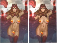 Totally Rad Halloween | Scarlet Witch | Shikarii | Covers D &E | Shaved + Bush