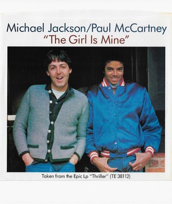 Paul McCartney & Michael Jackson The Girl Is Mine/Can't Get Out Of The Rain Epic