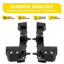 Left Bumper Retainer Right Support Bracket Black For 2018-21 GMC Denali Terrain