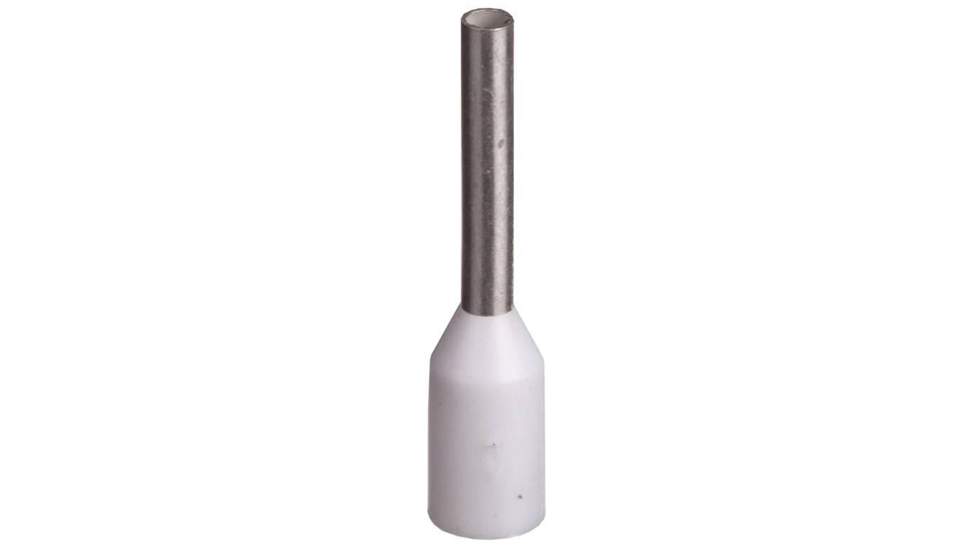 Sleeve Tip Insulated 0.5mm²/8mm White TI TI0.5L8x500