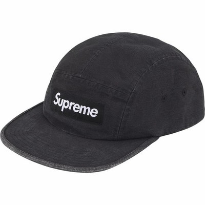 Supreme Canvas Camp Cap Black