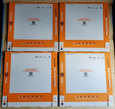 Little Caesars Fantastic Four Pizza Boxes COMPLETE 4 SET, NOT