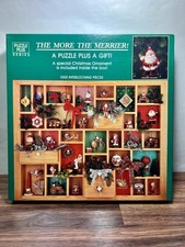 Springbok Hallmark The More The Merrier Christmas Puzzle w/ Ornament Vintage