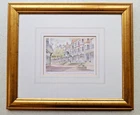 Print The Pantiles Tunbridge Wells Signed Kenneth Burton Framed Limited Edition
