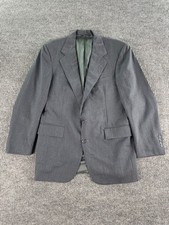 Polo Ralph Lauren Suit Jacket 42 R Gray Wool Birdseye Luxury Designer Union USA