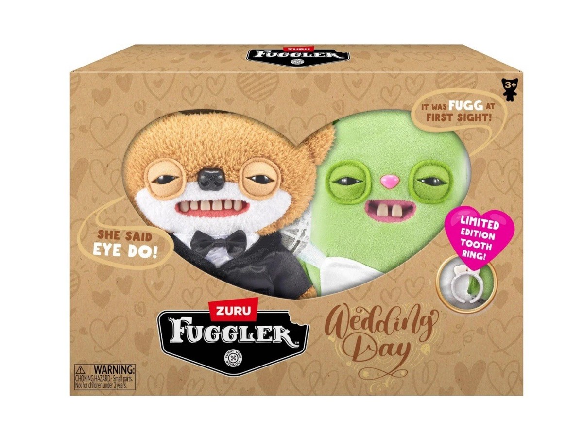 ZURU Fuggler Wedding Vows Limited Edition Plush Set – Includes