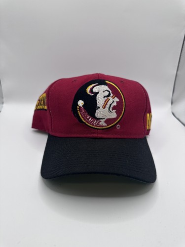 Vintage Florida State Seminoles Mütze Kappe Druckknopflasche NCAA Football Sports Specialti