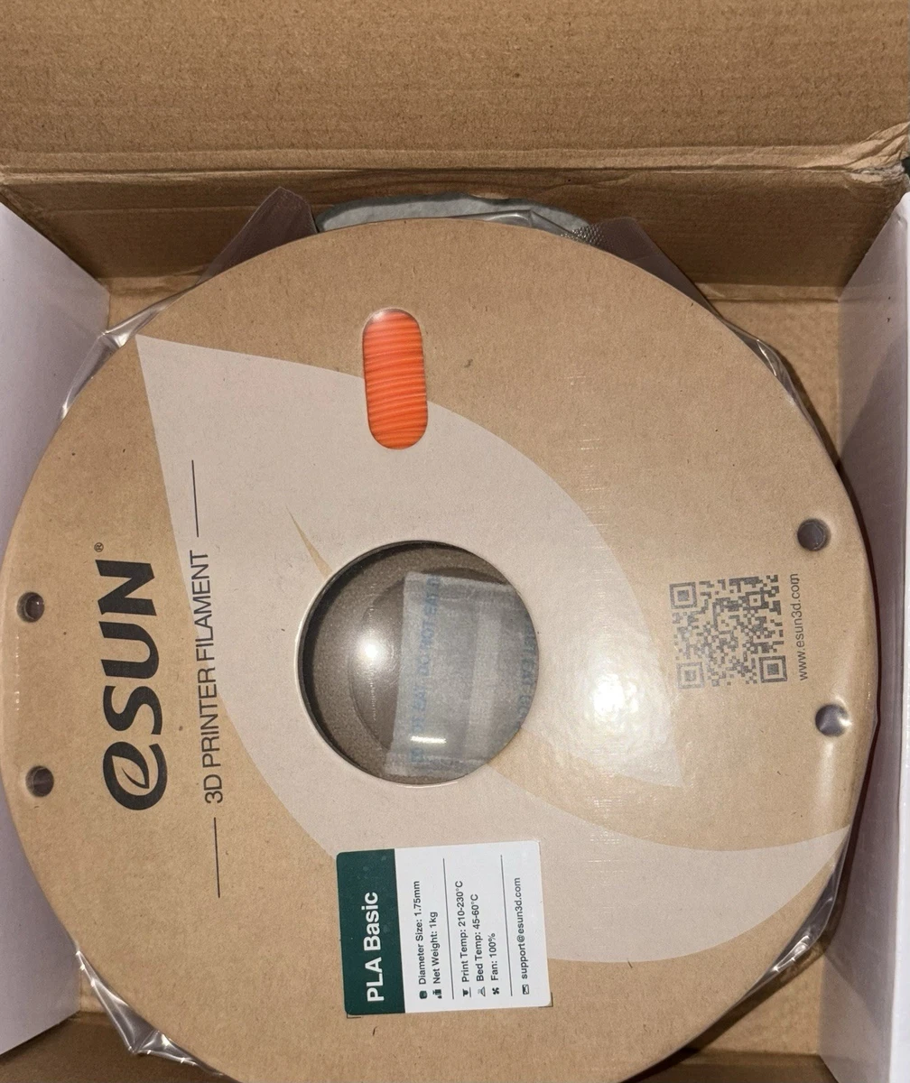 PLA 3D Printer Filament E Sun Orange photo 2