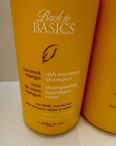 Back To Basics Coconut Mango Conditioner And Shampoo Set, 33.8oz -READ - Picture 4 of 5