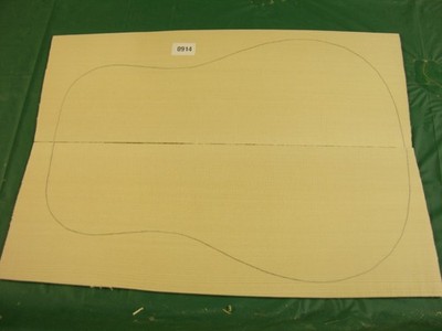 EUROPEAN SPRUCE LUTHIER TONEWOOD GUITAR TOP SET AA JUMBO